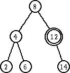       ||8o|

     ||  |||

    ||     ||

   4o|       12oO

  |||        ||

 ||  |        ||

2o   6o       14o