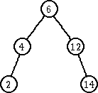       ||6o|

     ||   ||

   o||     ||o

  |4        12

 ||           |

 o            |o

2             14